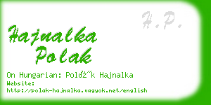 hajnalka polak business card